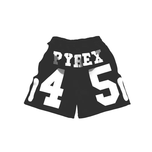 REVERENCE PYREX BLACK SHORTS (size large)